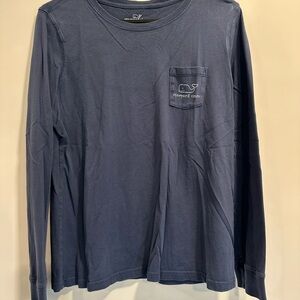 Vineyard Vines Long Sleeve Shirts (2) One Blue and One White